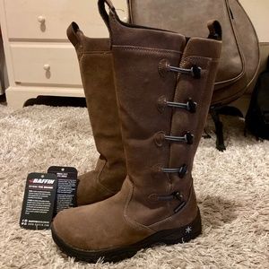 Baffin Carla Waterproof Leather Winter Boots- Size 9